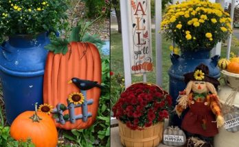 fall porch decor