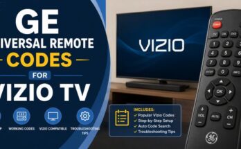 GE universal remote codes for Vizio TV