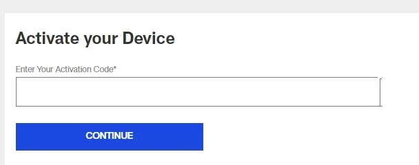 NFL app activation code
