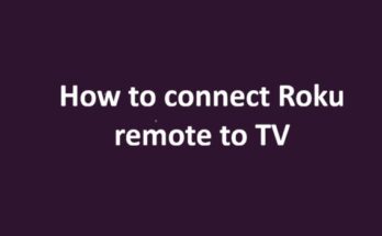 how to connect roku remote to tv