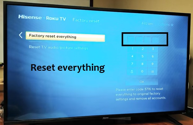 factory reset 