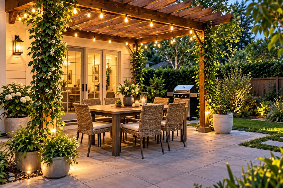 Backyard patio idea 1
