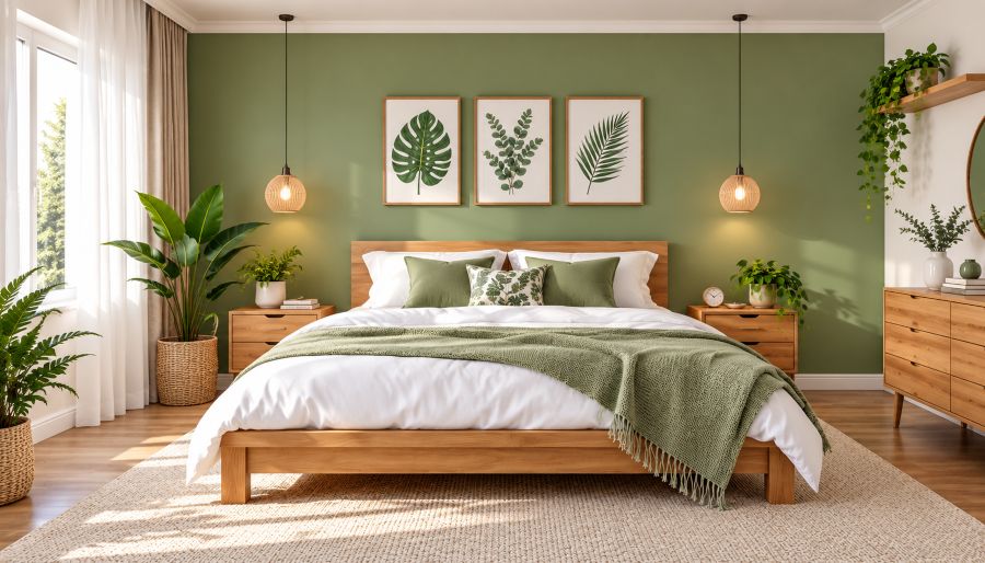 Add a green accent wall