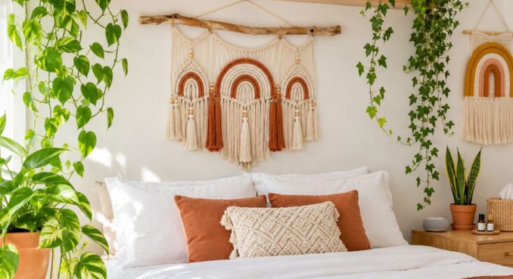 Greenery bedroom ideas
