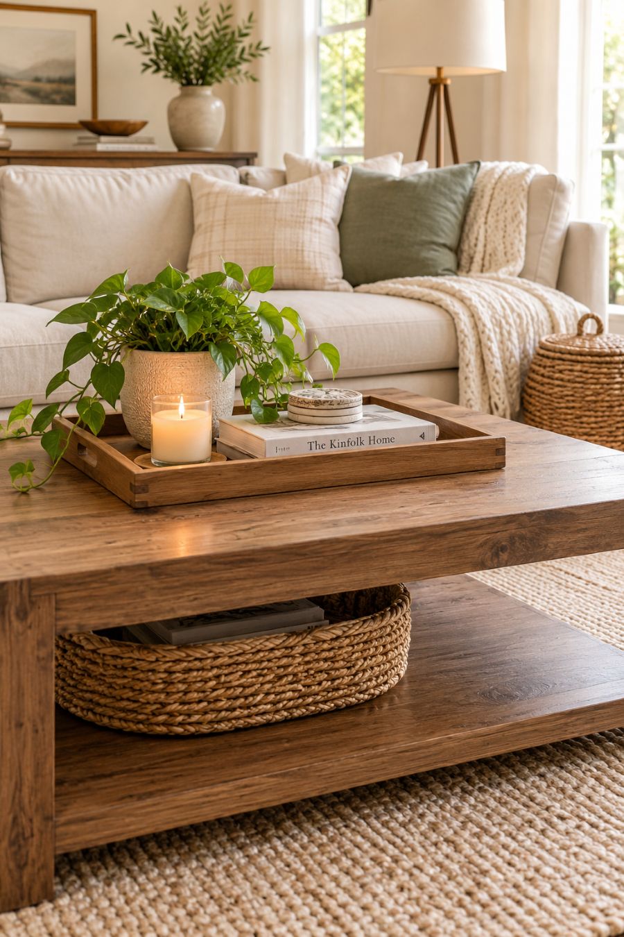 Cosy Boho Living-Room Vignette