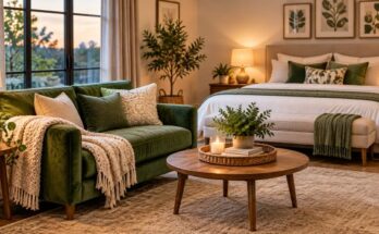 bedroom with couch ideas